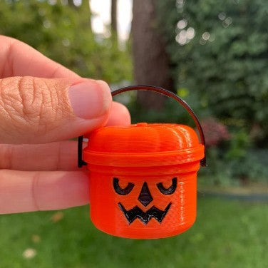 Wholesale Printed Halloween Nostalgia Buckets Pumpkin Bucket